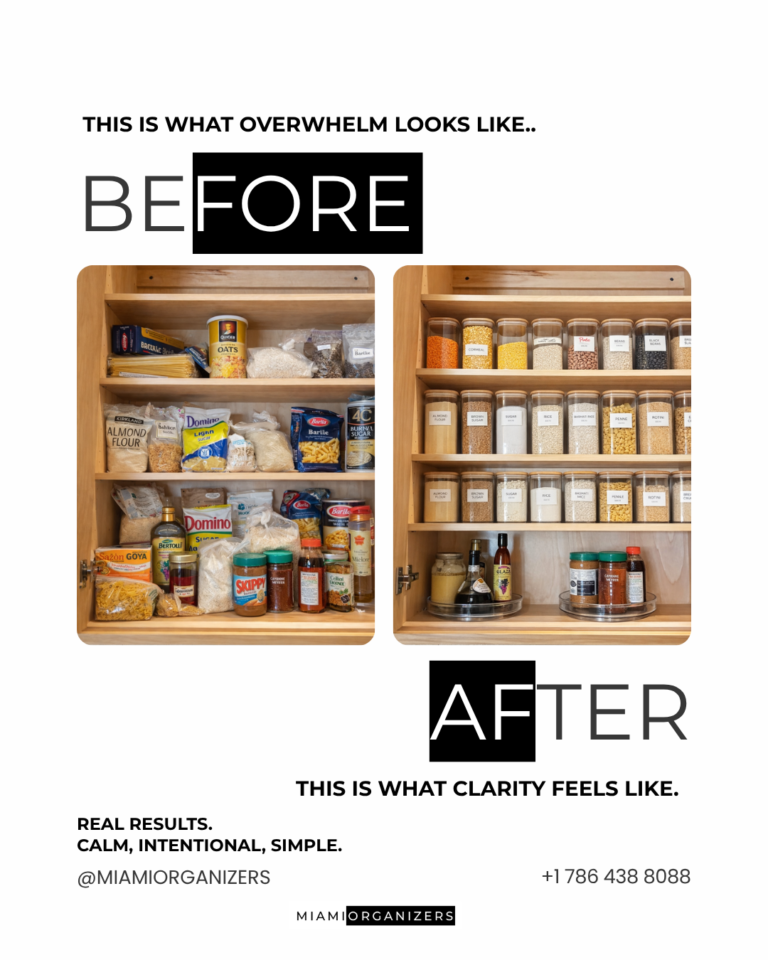 Before and After Pantry miami organizers